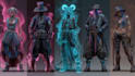 design fantasy and cyberpunk character