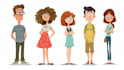 design vector cartoon characters puppet ready for 2d animation
