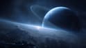 create high quality space art and futuristic space scenes