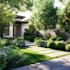 design front yard, backyard, home garden as landscape architect