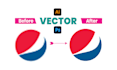 do manual vector tracing and recreate image to vector file