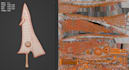 make 3d game ready weapon asset exactly like your reference