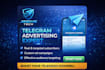 setup telegram ads, fix ads destination issue, approved reject ads in 24hrs
