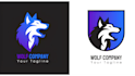 create wonderful and excellent wolf logo design