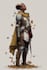 make your dnd rpg character or party illustration art