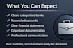 do bookkeeping, reconciliations, and financial reporting