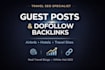 publish travel guest posts with dofollow backlinks for SEO
