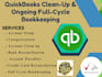 provide full accounting cycle cleanup in xero