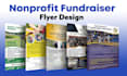 design nonprofit charity fundraiser flyer or donation event brochure