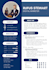 modern ats friendly resume and CV in canva