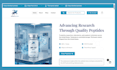 build research peptide website supplement website nutraceutical website biotech