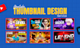 design attractive youtube thumbnails