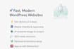 design a modern website for small businesses