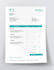 design professional invoice template canva, excel and PDF