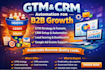 b2b GTM strategy CRM automation lead pipeline setup google ad  generation system