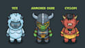 create 2d character animation, sprite sheet, and visual novel game character