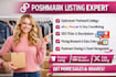 do poshmark listing, product listing, poshmark virtual assistant, poshmark ebay