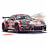 create racing car wrap, itasha wrap design with extreme