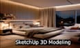 create professional sketchup 3d model from floor plan or cad