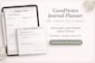 design daily journal organizer, gratitude journal project planner goodnotes app