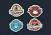create custom sticker, sticker pack, logo and die cut sticker design