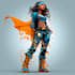 superhero character for comics