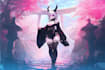 illustrate stylised anime character concept illustration