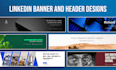 design a professional linkedin banner