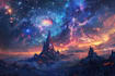 create high quality cosmic illustrations