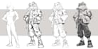 draw your original character in a high quality anime style