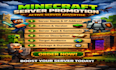 promote your gaming server minecraft, dayz, rust, fivem server discord promotion