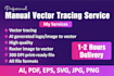 do manually vector tracing