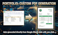 create custom google apps scripts to automate sheets, gmail, docs