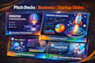 design a modern professional powerpoint presentation with realistic visual