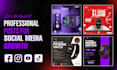 design professional real estate social media posts