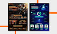 design one pager, corporate flyer, executive summary