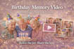 create a joyful birthday slideshow video from your photos