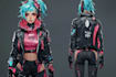 create cyberpunk character art