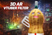 create 3d ar vtuber filter snap camera lens studio