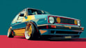 make amazing vector car portrait form your car