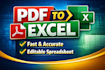convert PDF to excel with clean formatting and fast delivery