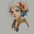 draw a fantasy character portrait for you