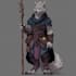 create dnd character art and sci fi concept art
