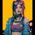 create cyberpunk character art
