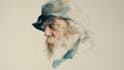 draw a sketchy watercolor portrait