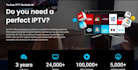develop iptv website, high google ranking