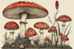 craft captivating fungi and botanical art