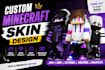 design minecraft skin for pvp smp citymap minecraft logo pixelart minecraft art