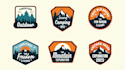 make an amazing mountain adventure logo with express delivery