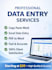 provide professional data entry and excel services